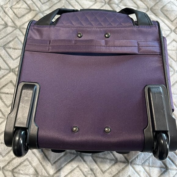 Travelon Carry On - Under-seat Rolling Bag - Purple - EUC - Picture 2 of 11